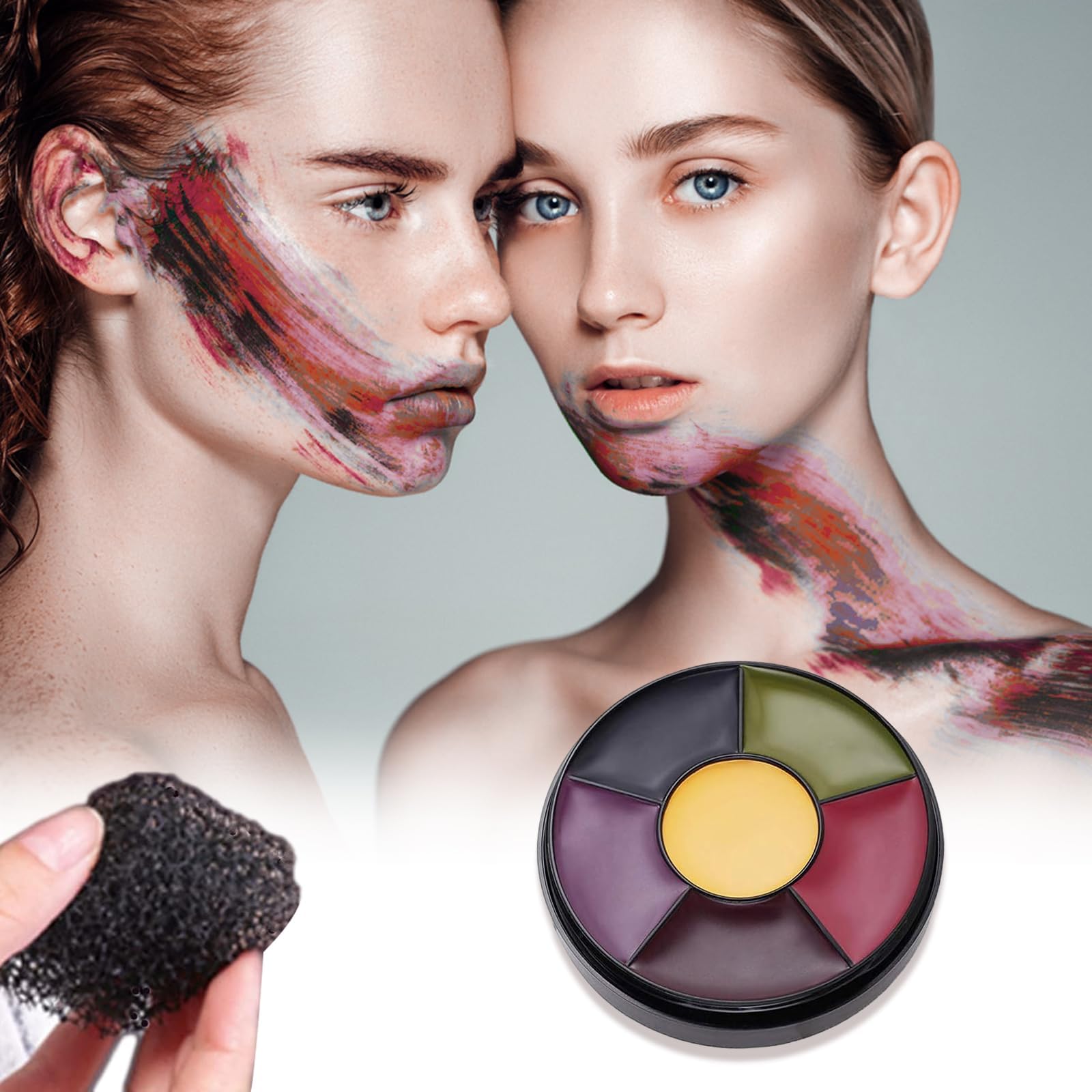 Buy 6 Color Body Face Paint Oil Palette SFX Makeup Kits Wax Pro Makeup