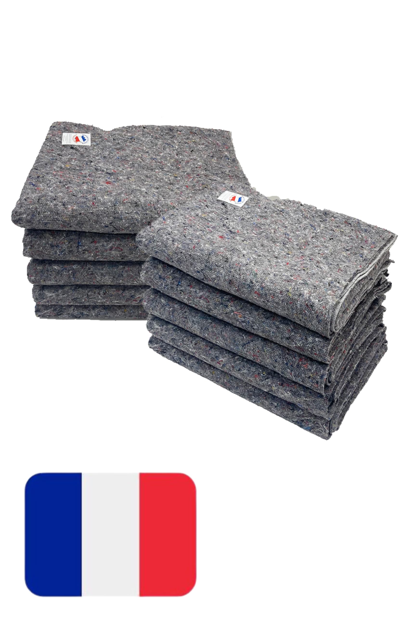 Couvertures de déménagement fabriquées en France en fibres 100% recyclées LNT