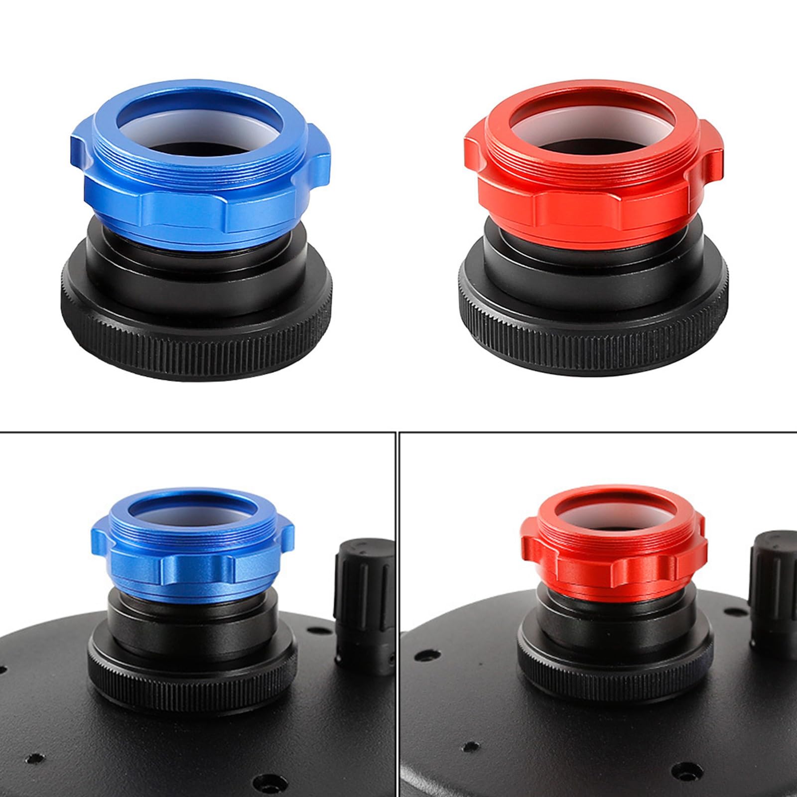 Manchon de Verrouillage coaxial Pratique pour oculaires, Red