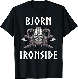 Bjorn Ironside Viking T-Shirt for Viking warriors Lover T-Shirt