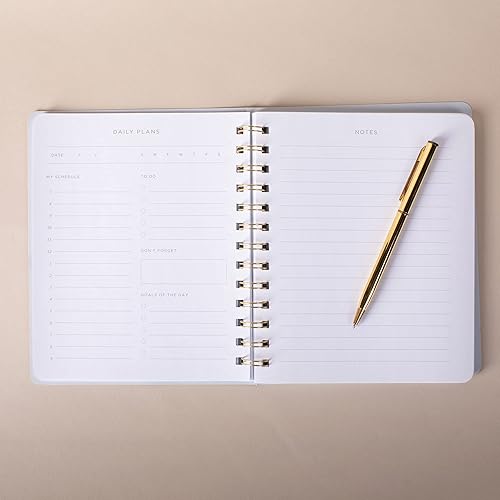 Vista 18 de Fringe Stdio - Agenda diaria sin fechas, 160 páginas, encuadernación en espiral de anillo twing, SE ESTÁNDAR NEGRO (877003)