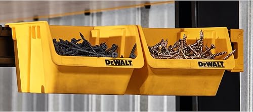 Miniatura 3 de DEWALT Contenedores de plástico, capacidad de 10 libras, compatible con sistema de almacenamiento de taller DEWALT (DWST82813)