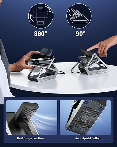 Miniatura 6 de NANAMI Estación de carga inalámbrica para Apple Watch, certificado Qi2 3 en 1 15 W, soporte de cargador inalámbrico magnético para iPhone 1717