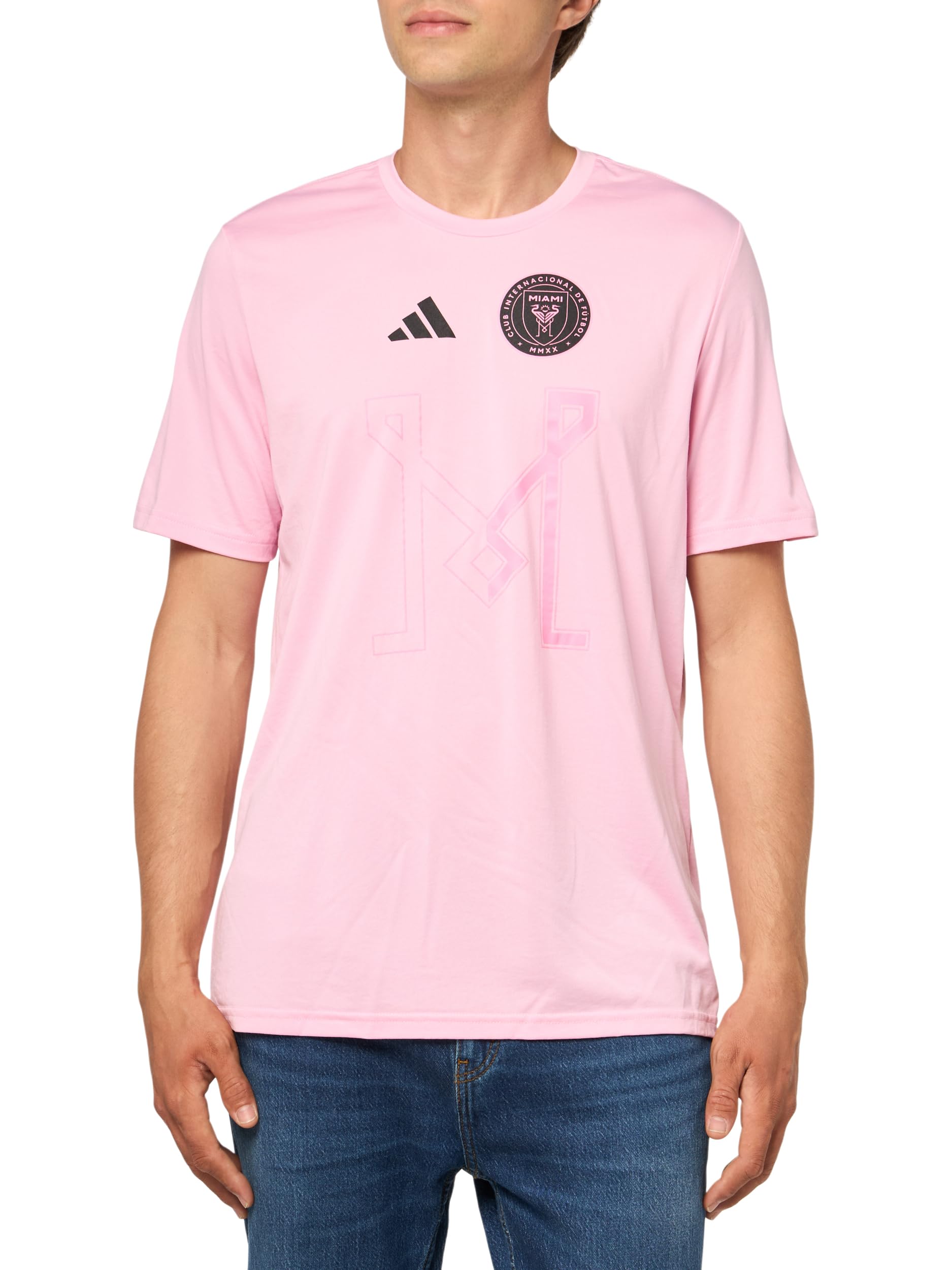 adidas Inter Miami CF Pre-Game Short Sleeve T-Shirt T-Shirt a Maniche Corte Pre-Partita Inter Miami CF Uomo