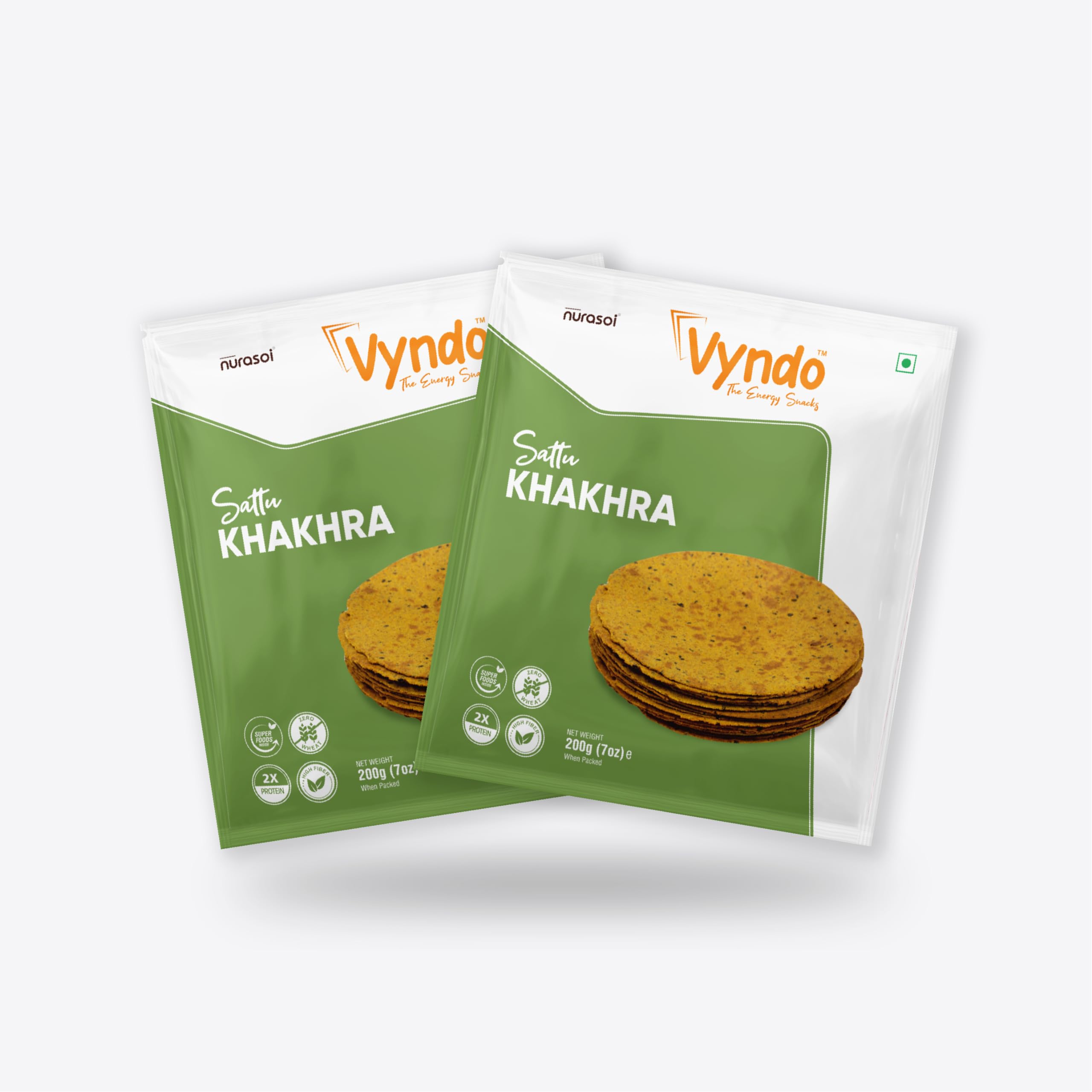 Vyndo Sattu Khakhra Combo of 2 pack (200 gm), High protein and fiber, Gluten free, Healthy Snacks for Kids and Adults, Millet combo (B0D5BJP3FG) Amazon Price History, Amazon Price Tracker