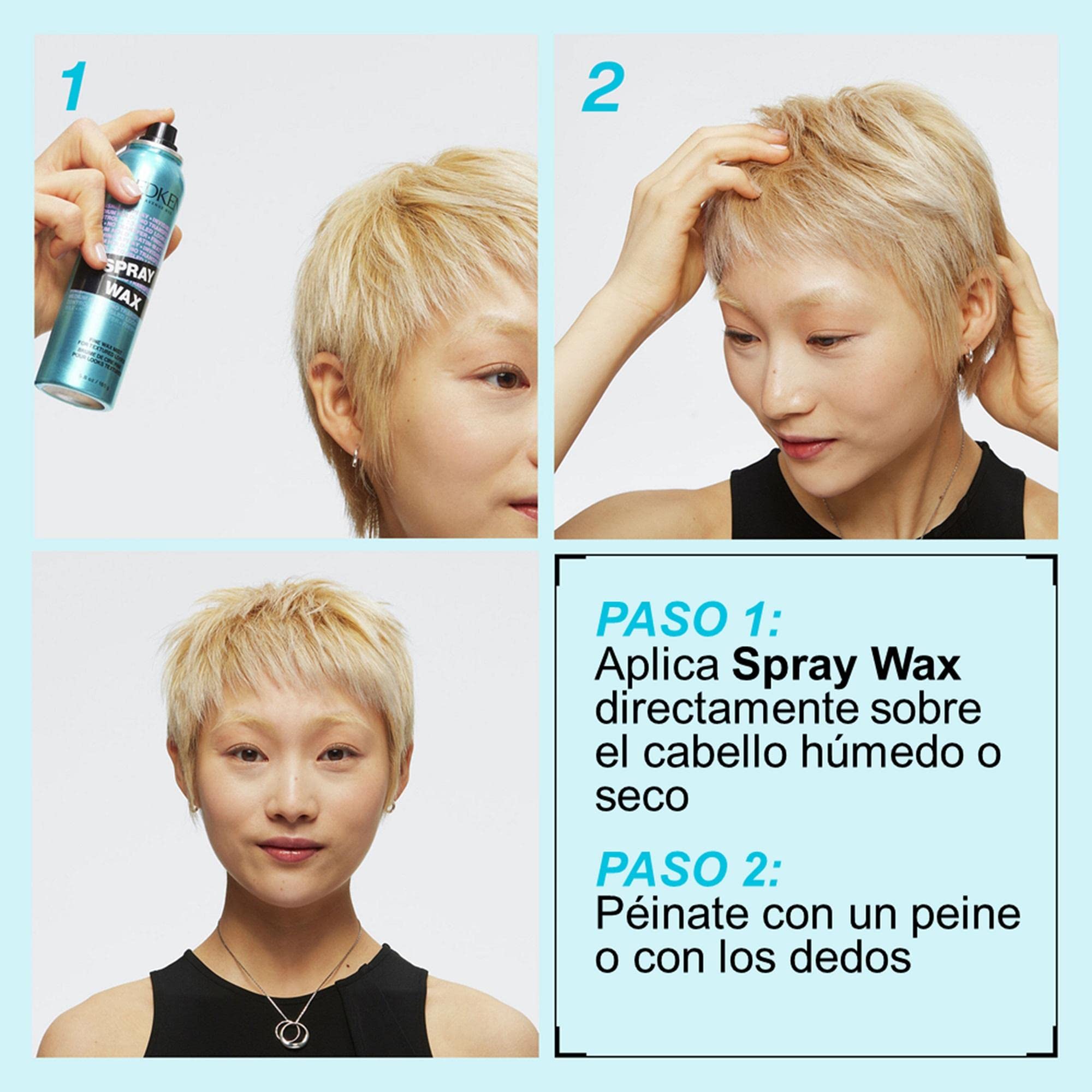 Redken Cera Spray, Texture e Definizione per il tuo Styling, Finish Satinato, Per Tutti i Tipi di Capelli, Formula Vegana, Spray Wax, 150 ml