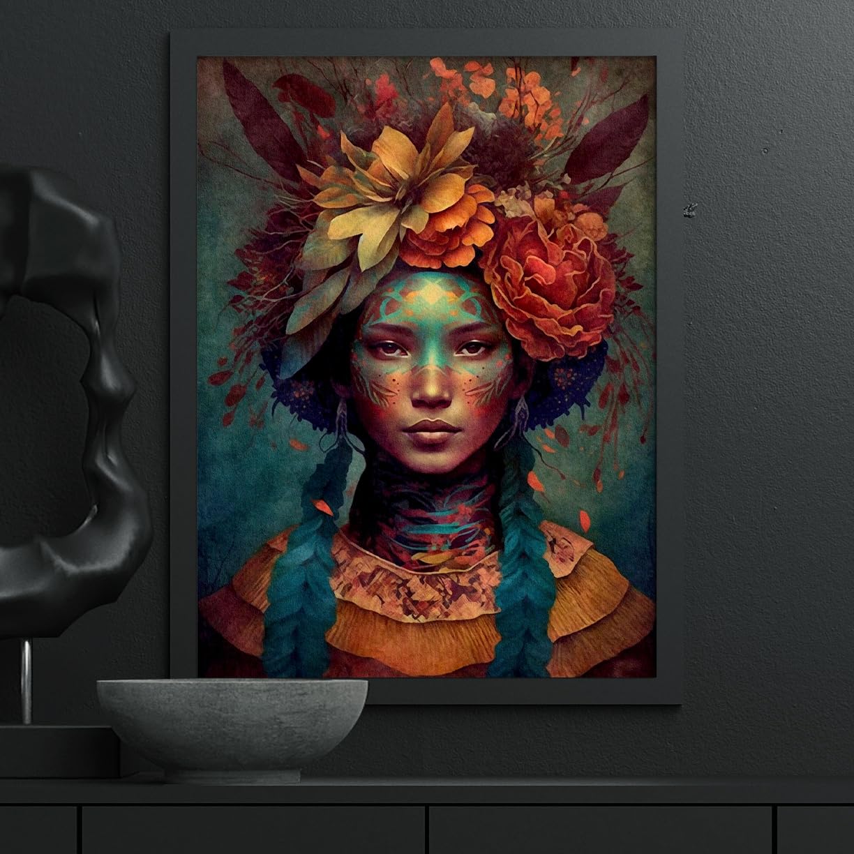 Póster de papel de arroz de mujer africana, 29,21 x 40,64 cm, 1 póster artístico de papel de morera impreso único de 36 g/m², fibras visibles para decoupage, muebles, renovación y manualidades Póster de papel de arroz de mujer africana, 29,21 x 40,64 cm, 1 póster artístico de papel de morera impreso único de 36 g/m², fibras visibles para decoupage, muebles, renovación y manualidades