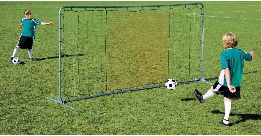 Franklin Sports Soccer Rebounder - Tournament Steel Rebounding Net - Perfect for Backyard Practice and Training - 12' x 6' & 6' x 4'