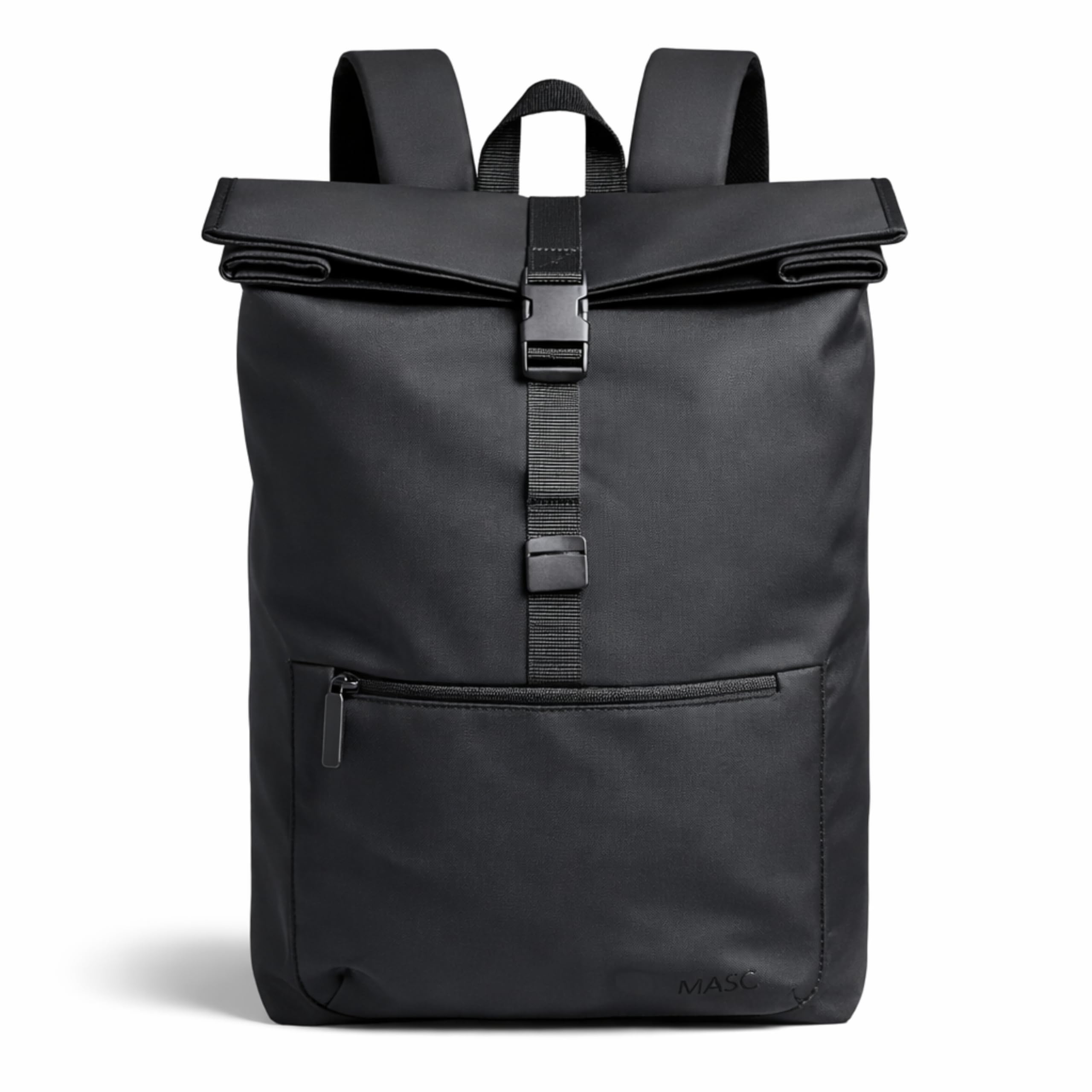 MASC Sac à dos Rolltop Business, sac à dos urbain élégant porte-PC 17 pouces, extensible et idéal pour les voyages, le bureau et l'université