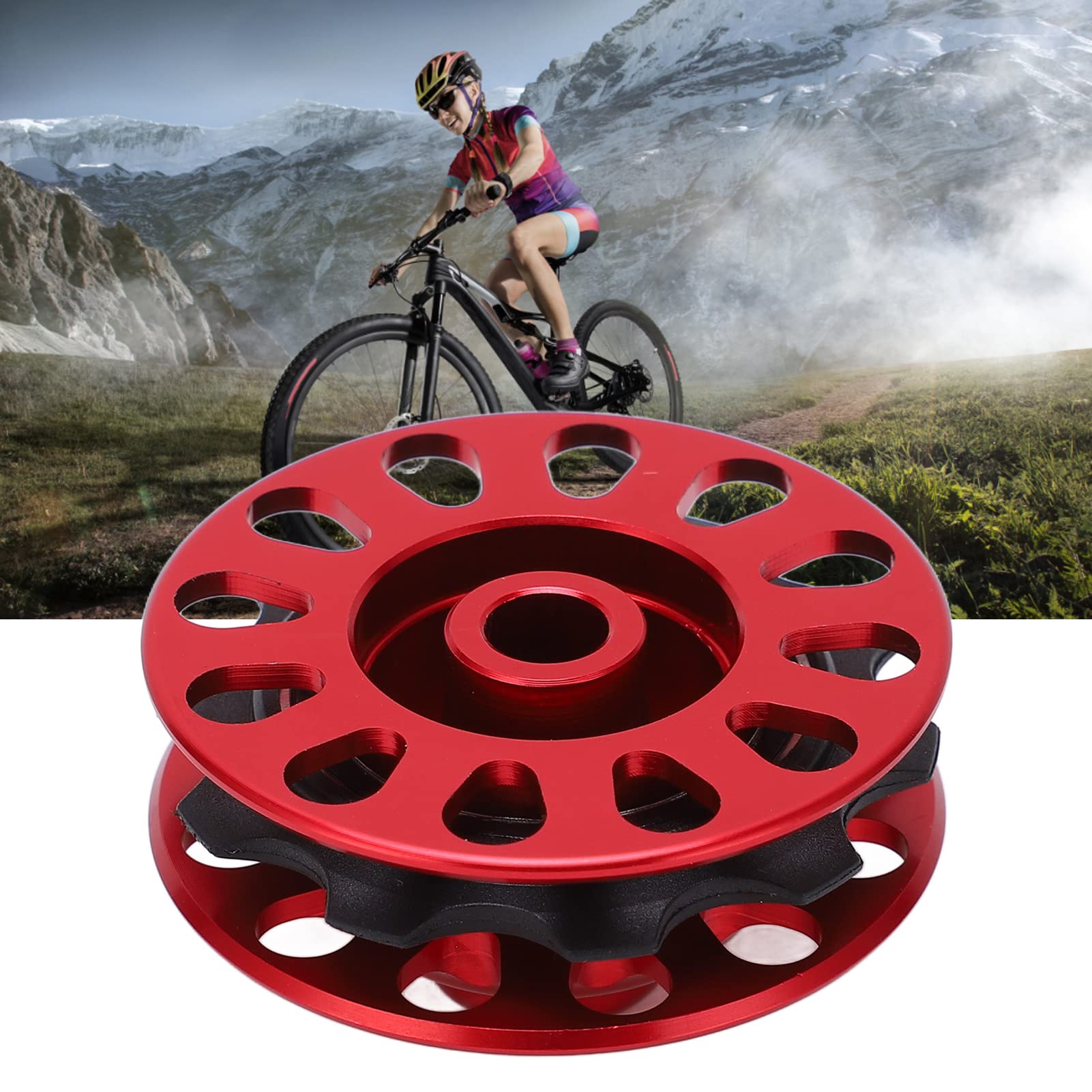 Guide Chaîne Vélo Pliant 10T, Tendeur de Chaîne en Alliage