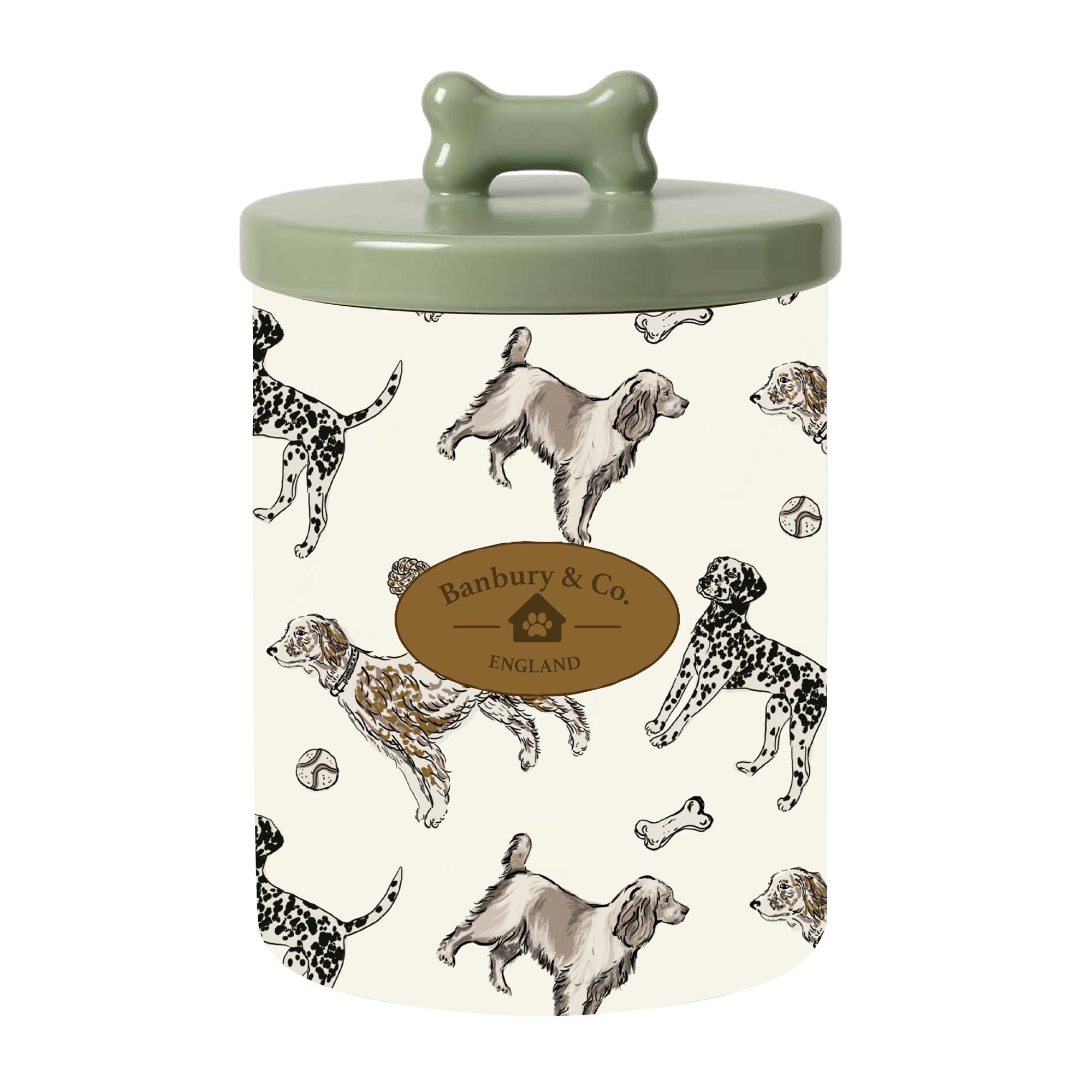 Banbury & Co All Over Print Ceramic Treat Jar 1.6L