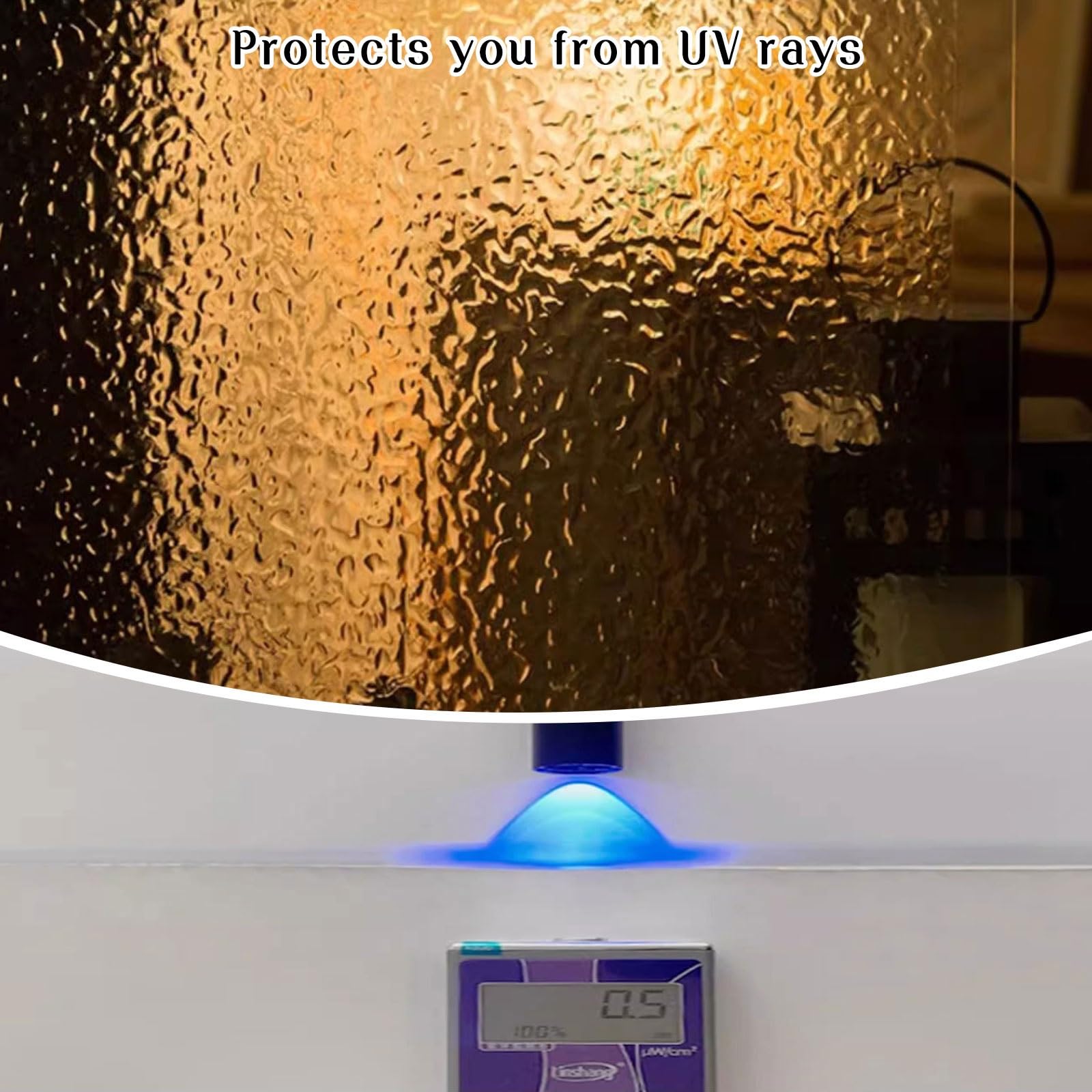 3D Fensterfolie Dreidimensional Glasfolie Statische Haftung Sichtschutzfolie PVC Glas Aufkleber Dekorativer Folie Nicht Kebend Abnehmbare Milchglasfolie UV-Schutzfolie für Zuhause Büros Küchen