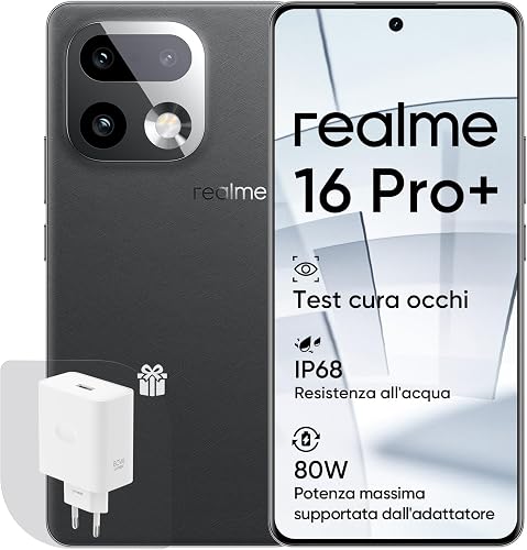 realme 16 Pro+ 5G Smartphone, 8+256GB, Dual SIM, Funzioni…