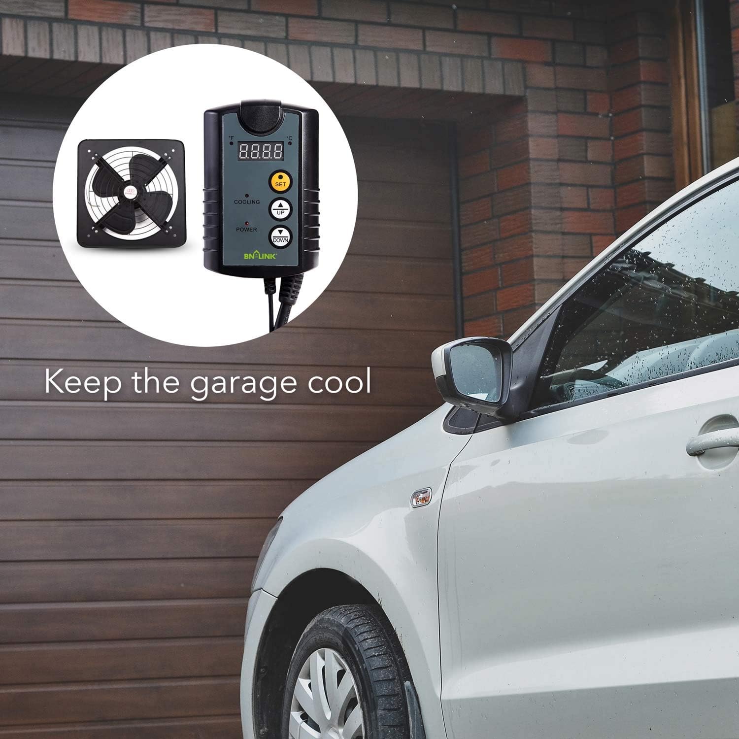 Free Shipping Over $50 BN-LINK Digital Cooling Thermostat Controller for Cooling Device Circulation Box Fans 40-108F 8.3A 1000W