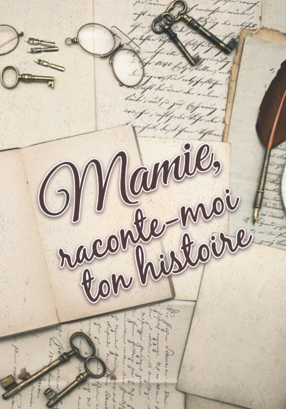 Mamie, raconte-moi ton histoire: Livre à remplir pour partager les souvenirs de mamie | Cadeau original joliment décoré (French Edition)