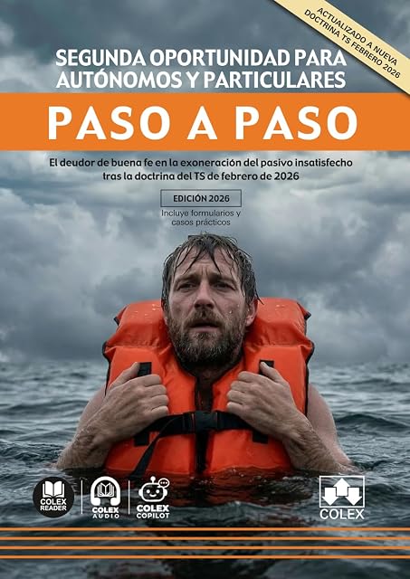Portada de Segunda oportunidad para autónomos y particulares. Paso a paso
