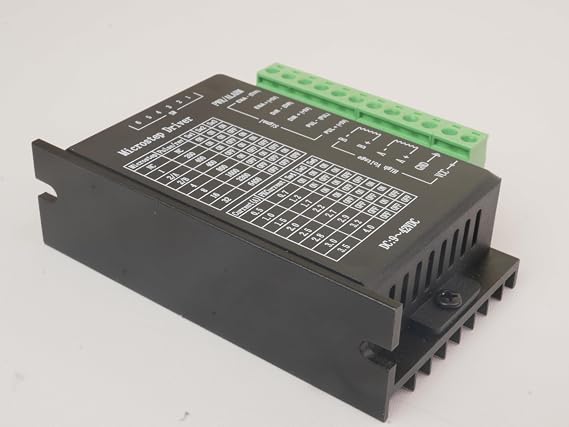 Stepper Motor Driver - TB6600 9-42V 4A 1-32 Microstep Adjustable with Over-Current Protection for CNC Router 3D Printer Engraving Machine by DIY Hobbyists & Engineers