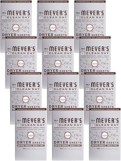 Clean Day Dryer Sheets, Lavender, 80 Count (Pack of 12)