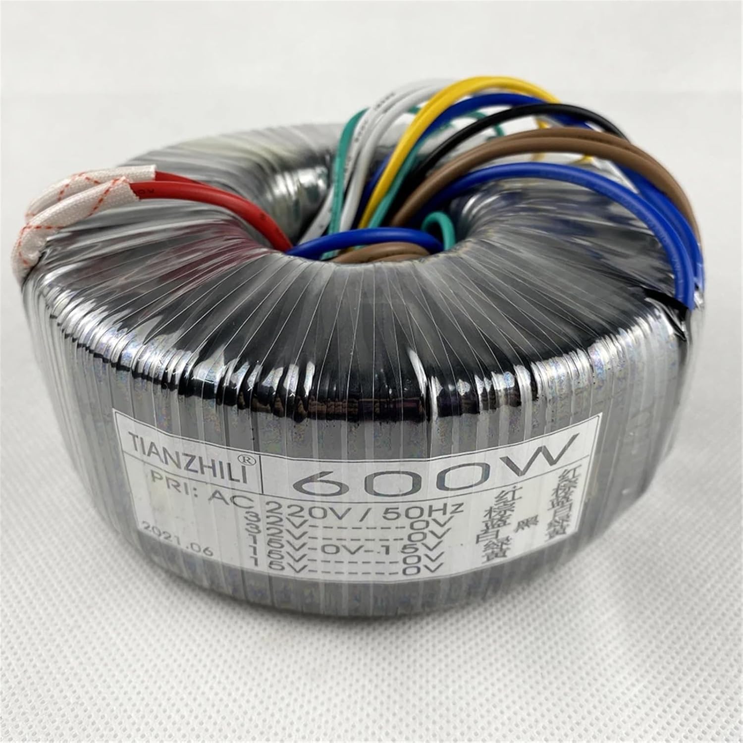 600W Toroidal Transformer 220V to 32V15V Amplifier Pure Copper Power Supply Dry Isolation