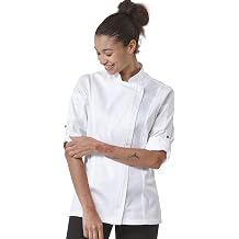 Womens Chef Coat Long Sleeve Jacket Lightweight Shirt 2947SJW