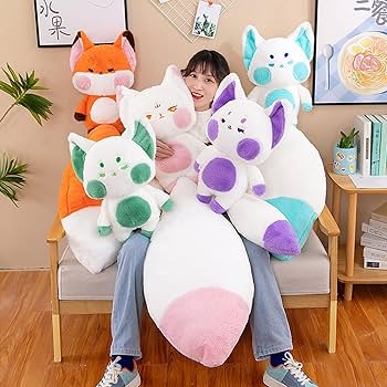 Amazon｜抱き枕 ぬいぐるみ きつね 抱きまくら だきまくら