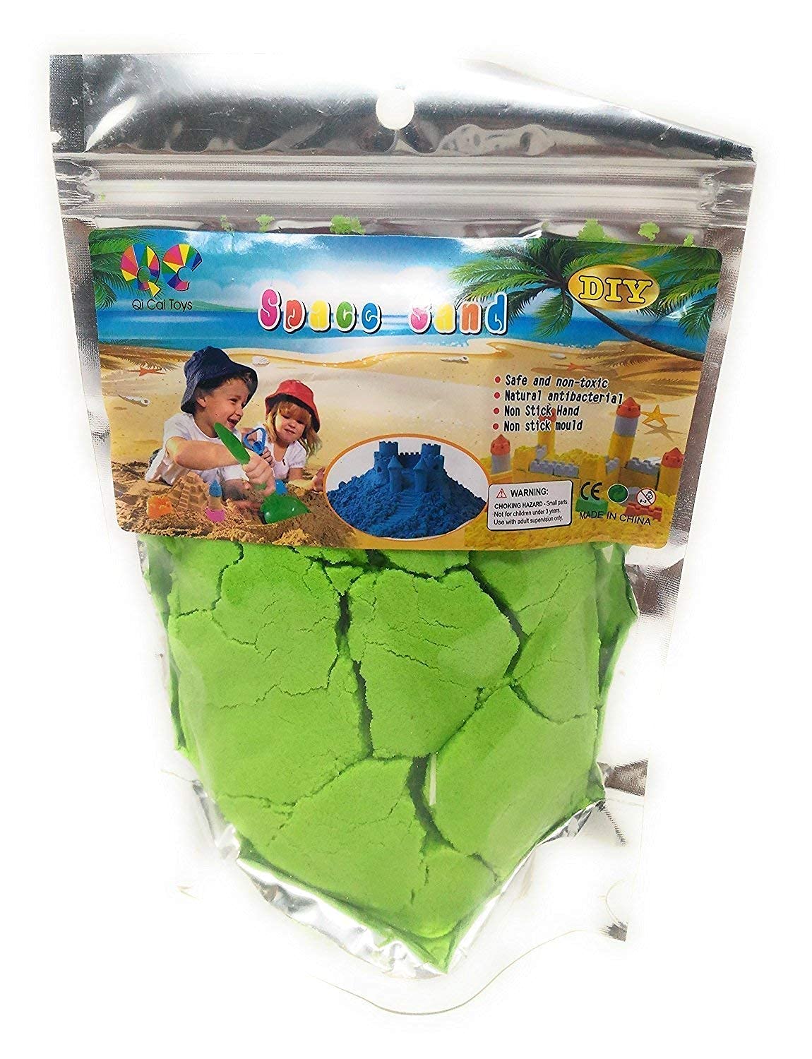 SNAPSHOPECOM Magic Motion Moving Play Sand Pack 500 gm Refill Pack Sand Clay Never Dries/Non Toxic Building Sand Toy, Colour May Very(500 gm Pouch)