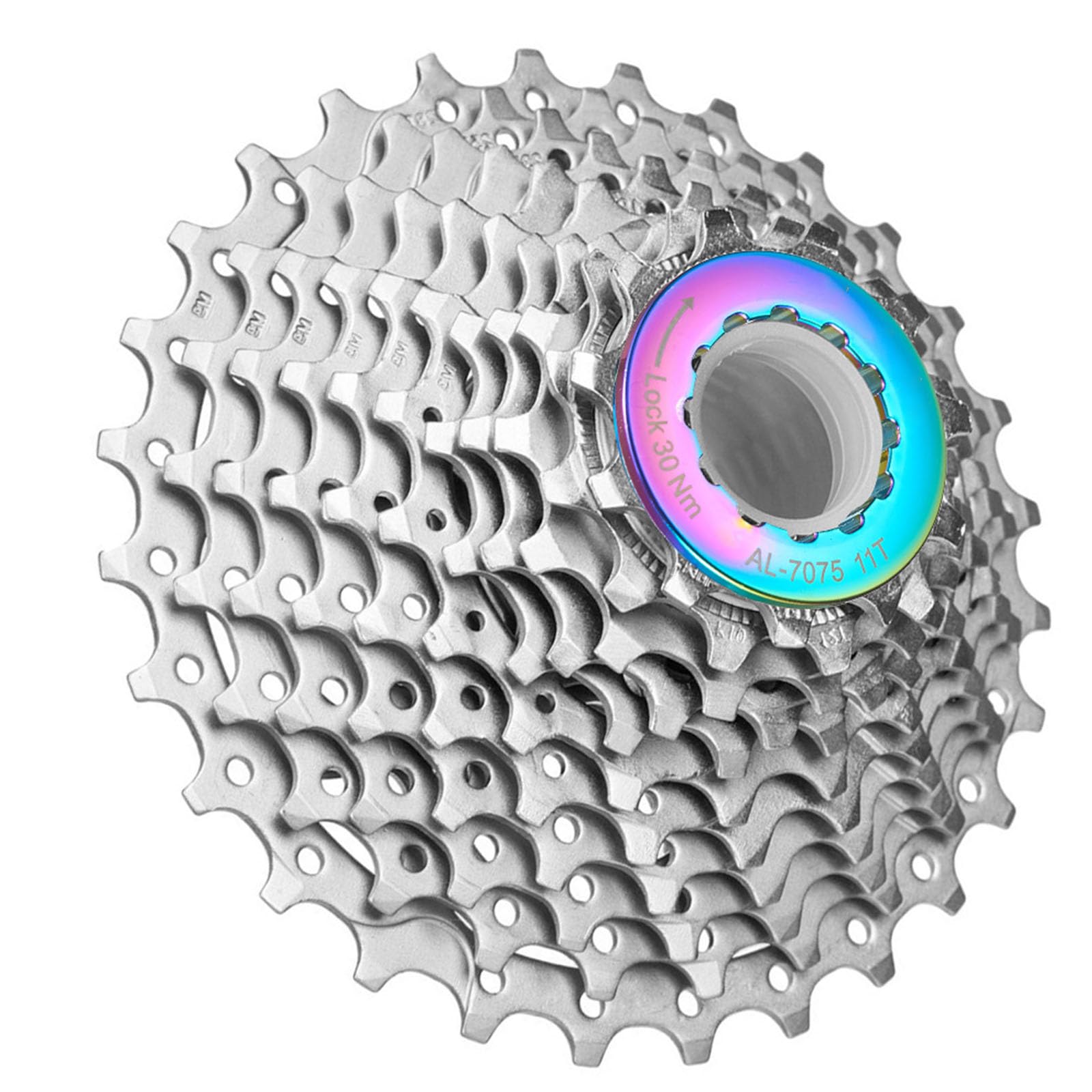 Lot De 2 Cache-écrous Pour Cassette Vélo 11T – Alliage Alu 7075, Léger, Antidérapant, Usiné CNC, Rouge/noir/violet