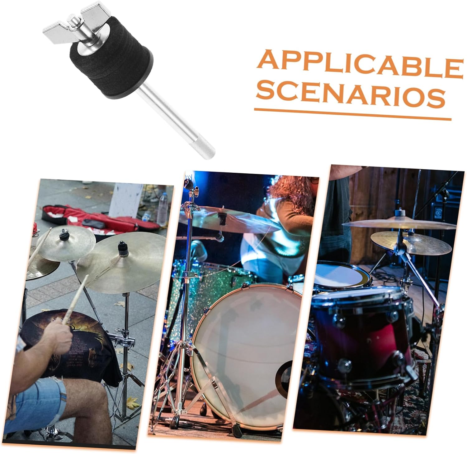 BESPORTBLE Cymbal Stacker Holder Cymbal Boom Arm Attachment for Drum Kits Durable Felt Materials Easy Installation Versatile Design for Percussion Enthusiasts