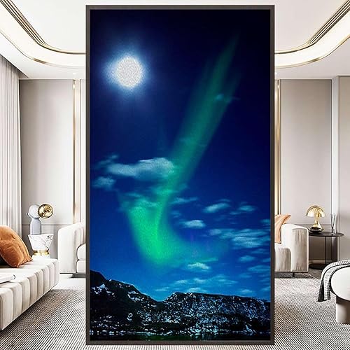 Miniatura 4 de Película de privacidad para ventana, de absorción electrostática, para paisaje, puertas de vidrio y ventanas, para la oficina en casa, puertas de