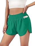 Women's Quick-Dry Running Shorts Workout Sport Layer Active Shorts with Pockets 1.75