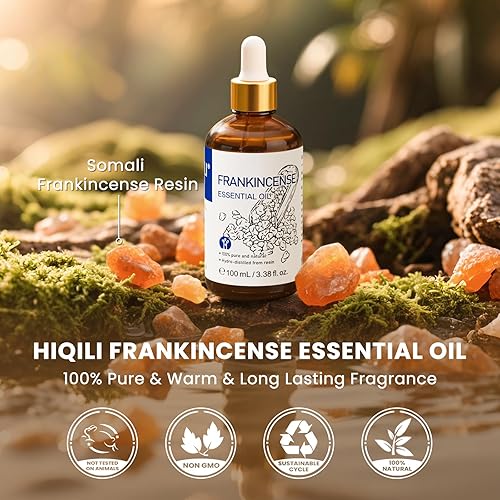 Miniatura 226 de HIQILI Aceite esencial de albahaca de 1 fl oz, 100% puro sin diluir para la piel, difusor, 1.0 fl oz
