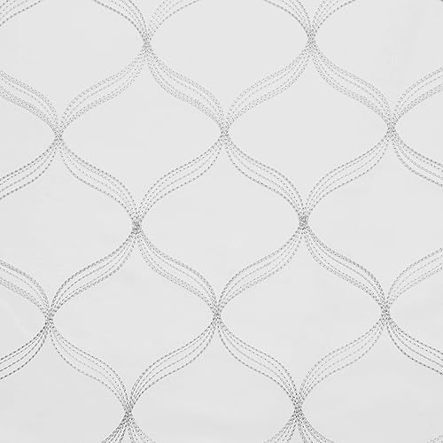 Miniatura 2 de Exclusive Home Cortinas - EH8371-01 2-84G Amelia - Par de paneles de cortinas opacas bordadas con ojales superiores, 52 x 84 pulgadas, invierno