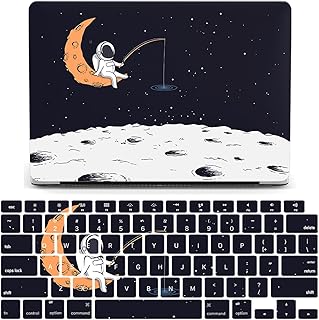 IVY Astronaut Capa para MacBook Pro (13-inch with M1/M2,2016-2022, Thunderbolt 3 ports, Models: A2338/A2289/A2251/A2159/A1706/A1708/A1989) Capa rígida de plástico Capa & teclado capa - E