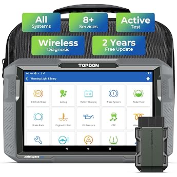 TOPDON ArtiDiag900 Lite Car Diagnostic Tool with Bi-Directional Scan, FCA Gateway & CAN-FD, All Systems, 8+ Reset Services, W