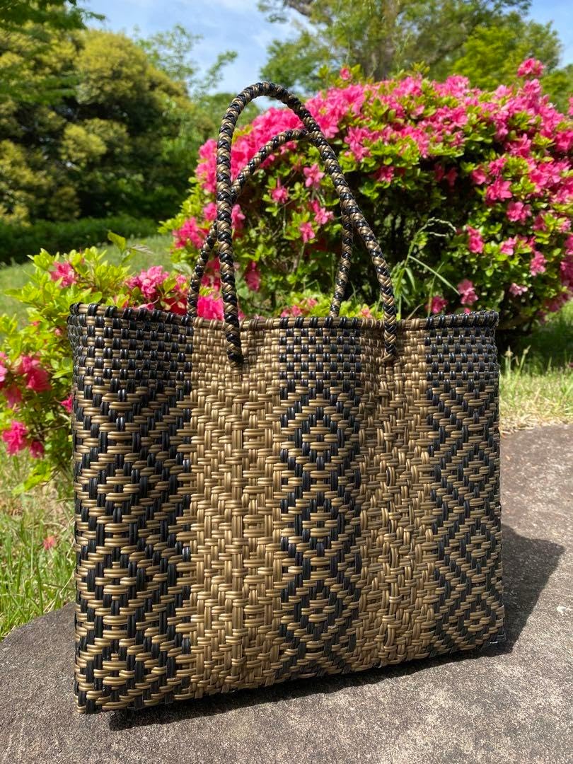 #G104-L1-Mサイズ　メキシコ　オアハカ直送　メルカドバッグ G101-L1-Lサイズ メキシコ オアハカ直送 メルカドバッグ - メルカリ