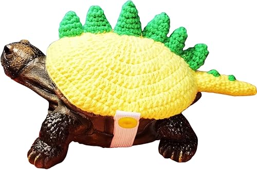 Miniatura 10 de Suéter de tortuga hecho a mano, cálido para invierno, ropa de animales pequeños con correa ajustable para tortuga, Navidad, fiesta de Halloween,