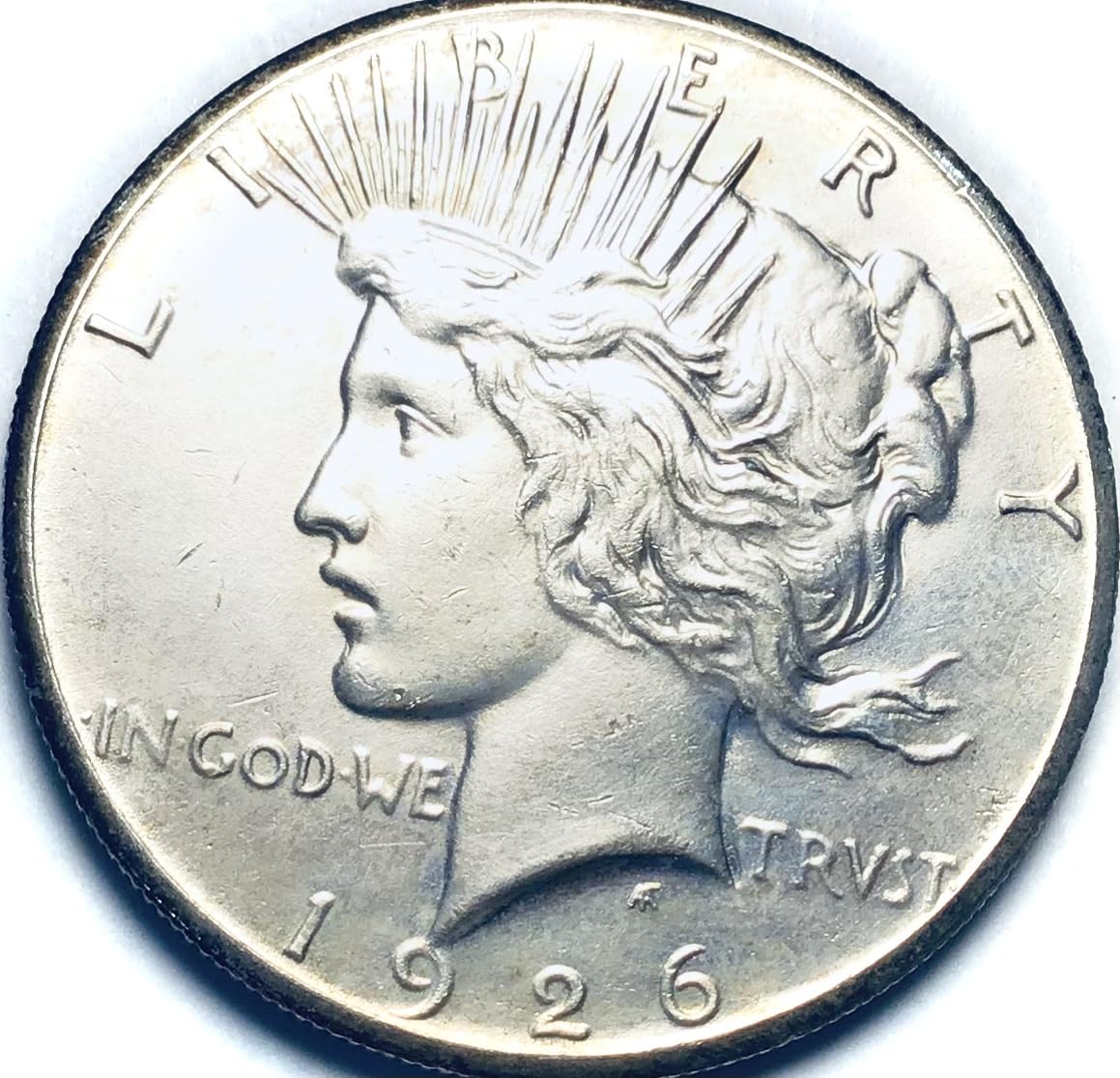 1926 P Peace Silver BU MS Dollar Mint State Thumbnail