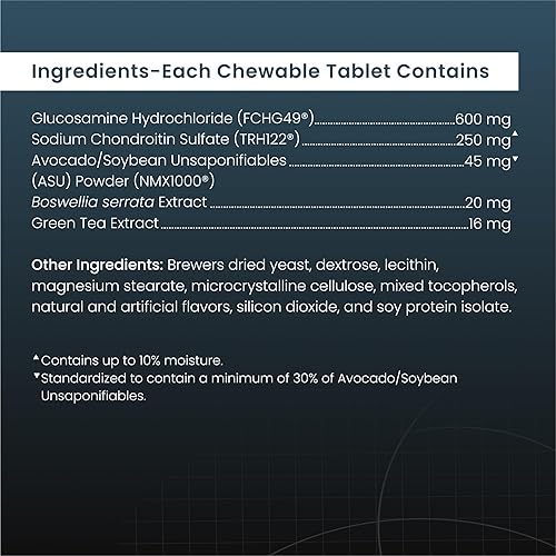 Miniatura 7 de Tabletas para perros Nutramax Dusaquin, 150 unidades