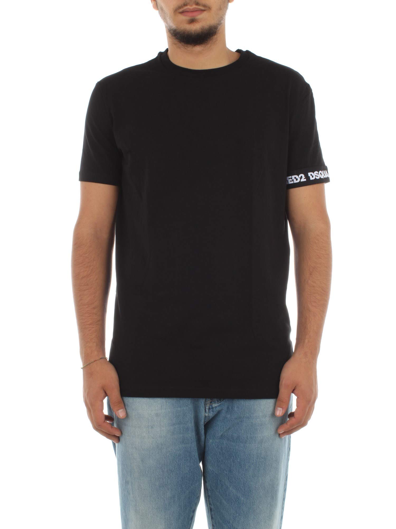 DSQUARED2 D9M203530 T-Shirt Manica Corta Uomo Blu Royal