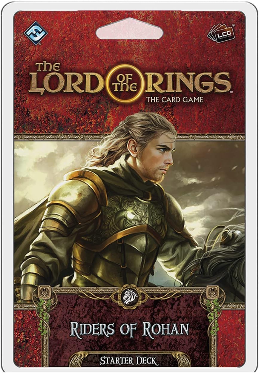 Fantasy Flight Games | The Lord of the Rings LCG: Riders of Rohan Starter Deck | Miniature Game | Ages 13+ | 1-4 Players | 30-60 Minutes Playing Time, FFGMEC106