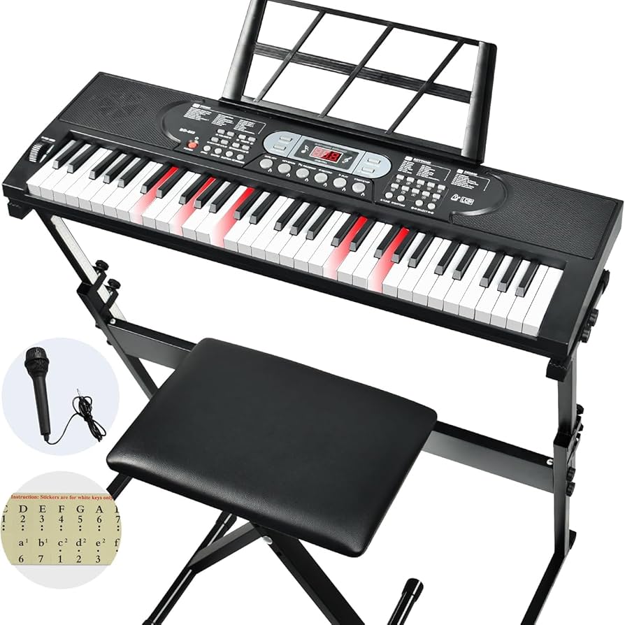 Amazon.com: 61 Key Keyboard Piano, Electric Piano Keyboard