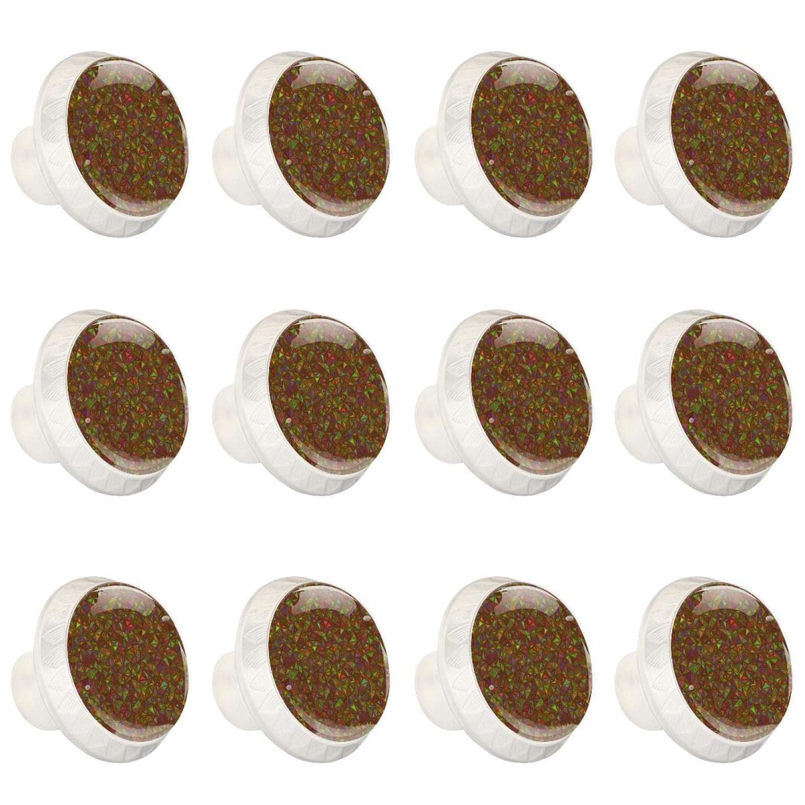 Armoires de cuisine boutons ronds pour placard et poignée de tiroir en polygone