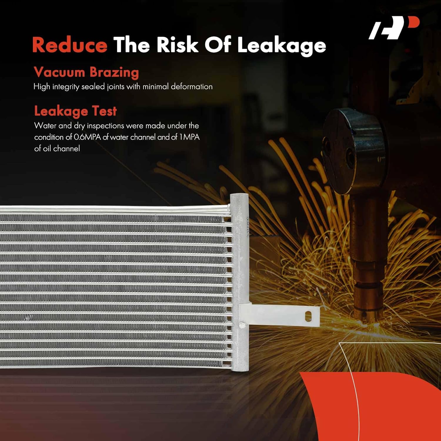 A-Premium Transmission Oil Cooler with Bracket Compatible with Nissan TITAN 2017-2021, TITAN XD 2017-2020, 5.6L