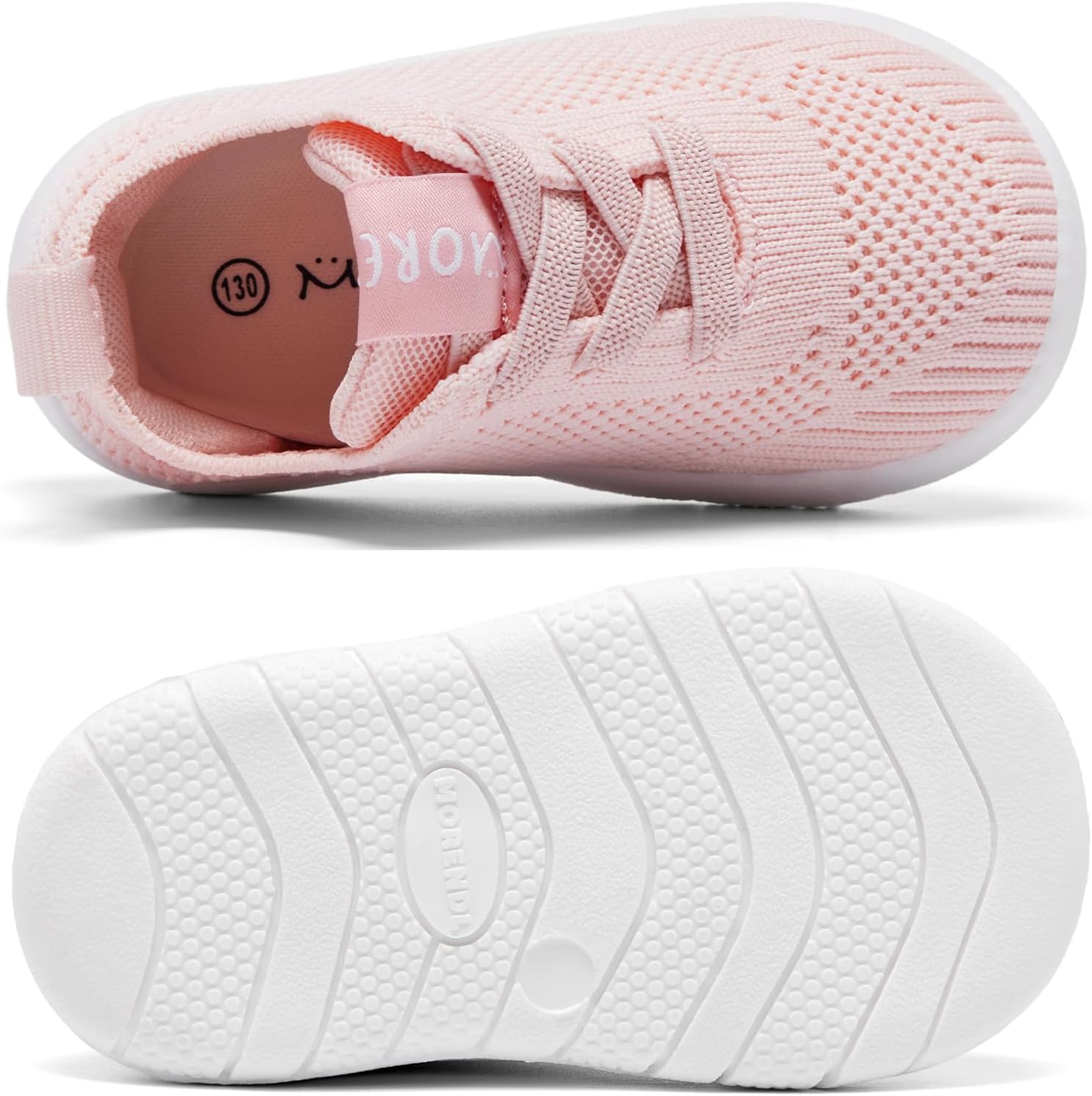 MORENDL Toddler Shoes Baby Walking Sock Shoes Infant Sneakers 0-4 Years Boy Girl Barefoot Tennis Shoe Non-Slip Brethable - Image 4