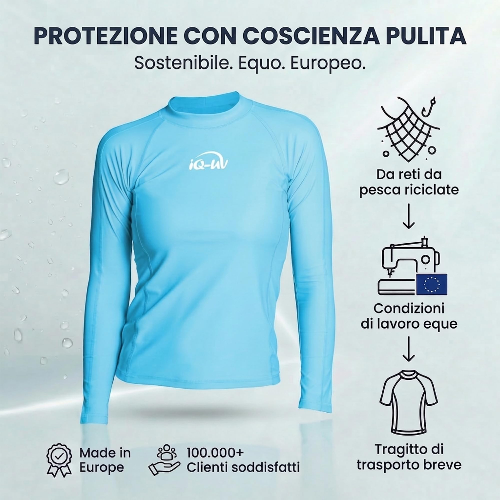 iQ-UV Slim Fit Camicia Donna