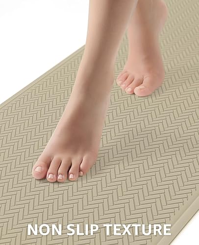 Miniatura 6 de Bligli Tapete antideslizante para bañera, extra largo de 16.9 x 36 pulgadas, con ventosas fuertes, tapete de ducha de goma suave para baño, duradero