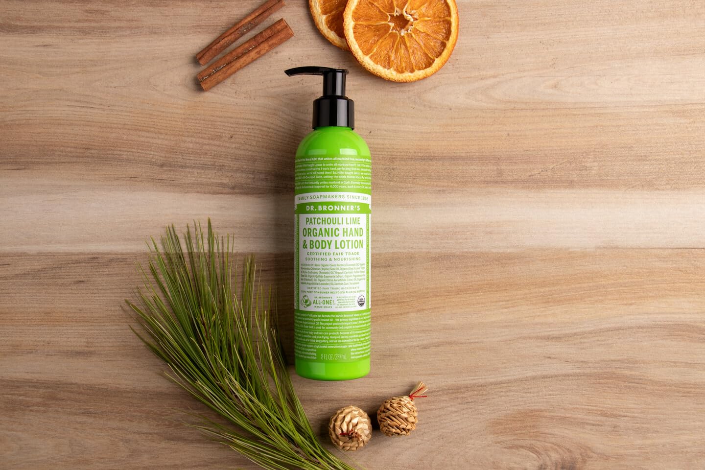 Dr. Bronner's Body lotion patchouli lime 8 oz by Dr. Bronner's