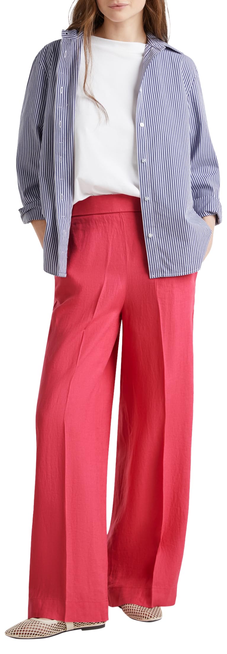 United Colors of Benetton Women's Trousers, red, S