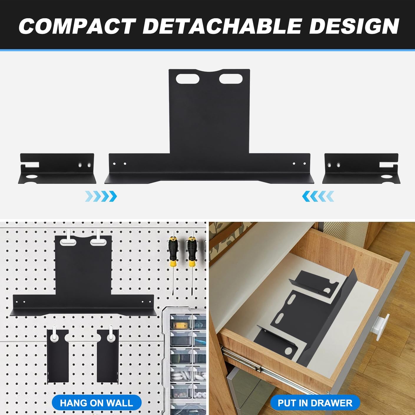 Wheel Alignment Tool Plates: Heavy Duty Toe Alignment Plates, No Caliper Removal Needed, Automotive Alignment Tools with Imperial Tape Measures, Compatible with Most Cars, Trucks, and SUVs