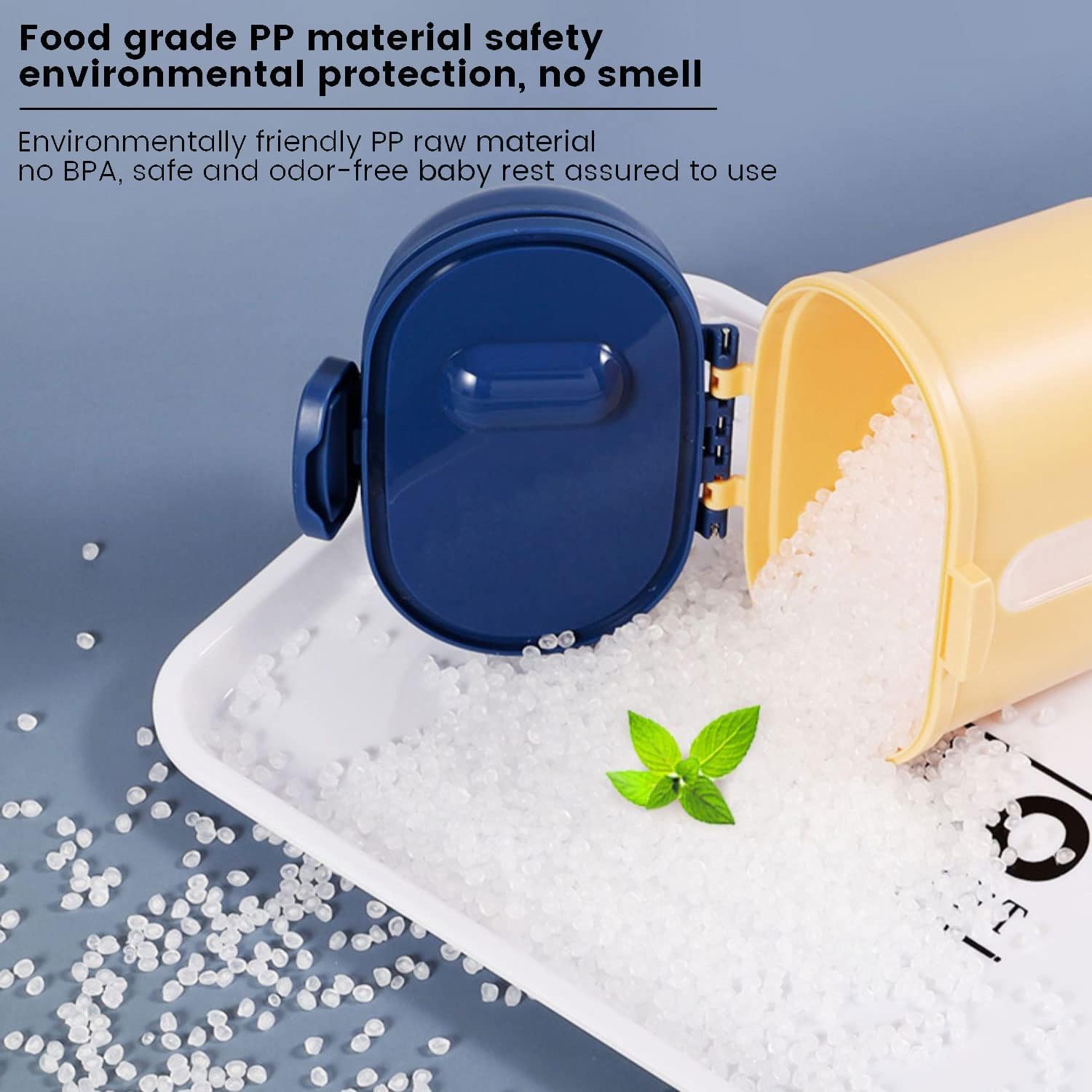 Dispensador de Leche en Polvo,Dispensador de Fórmula para Bebés,Hermético Caja de Leche en Polvo para Alimentaci,Contenedor Dispensador de Fórmula Portátil para Viajes